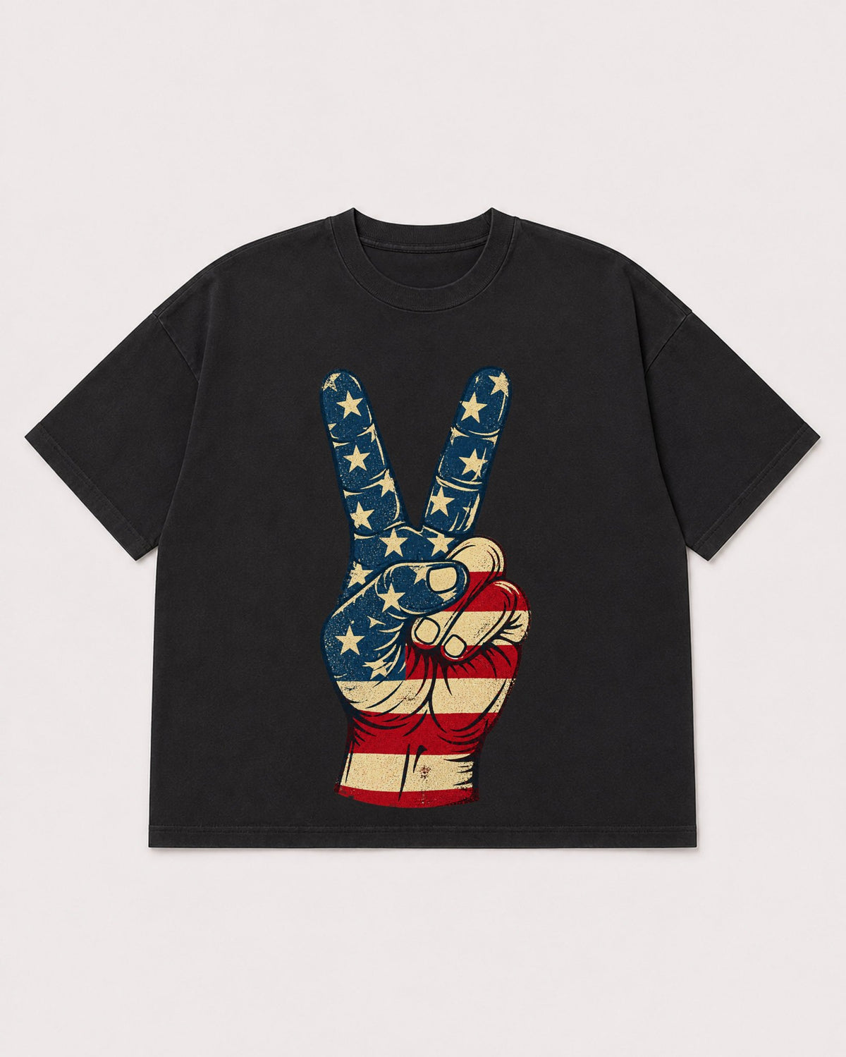 Mockup Boxy Heavyweight Tee Black product