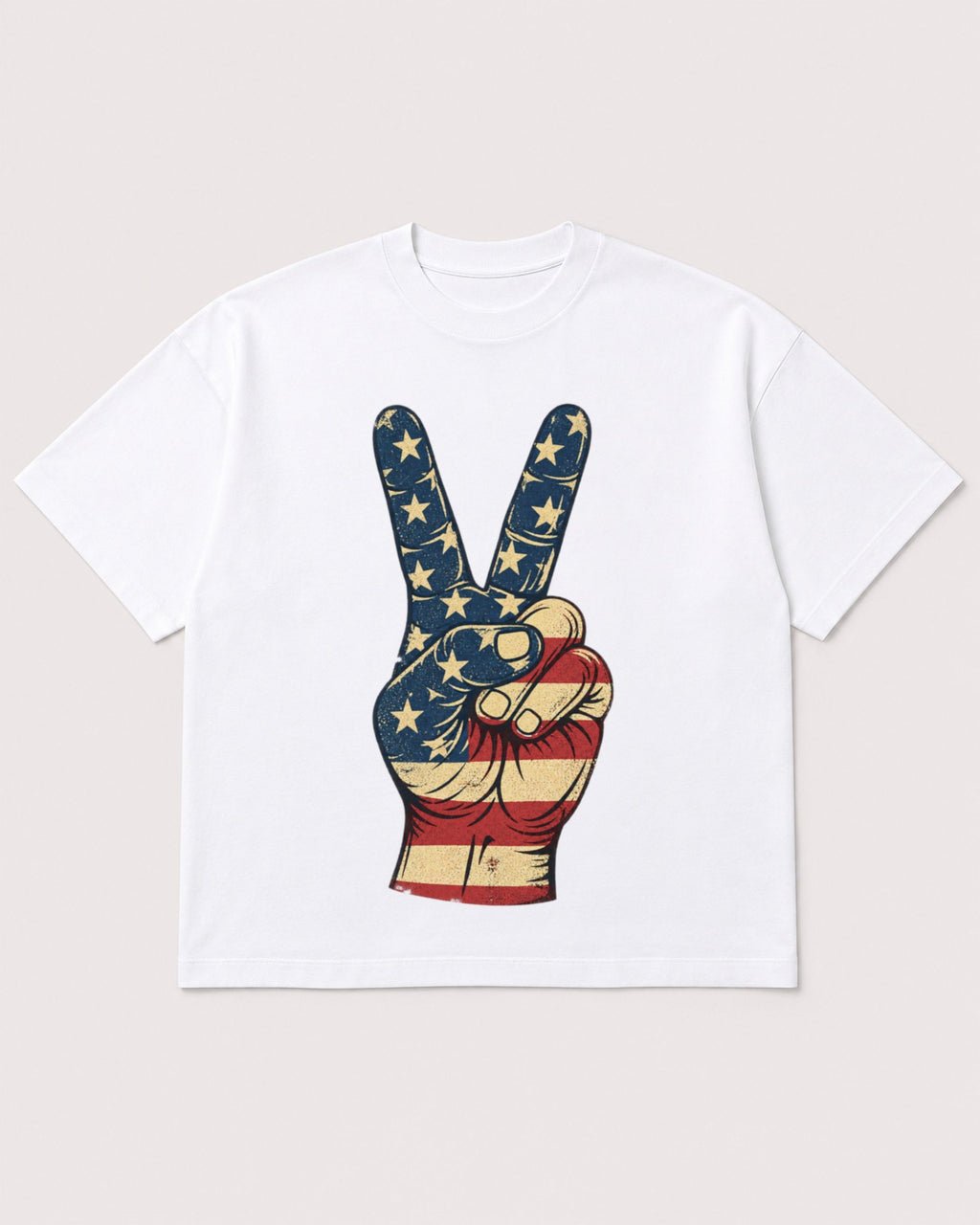 Mockup Boxy Heavyweight Tee White product