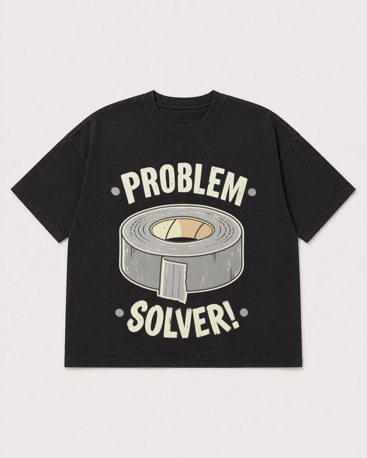 Mockup Boxy Heavyweight Tee Black product