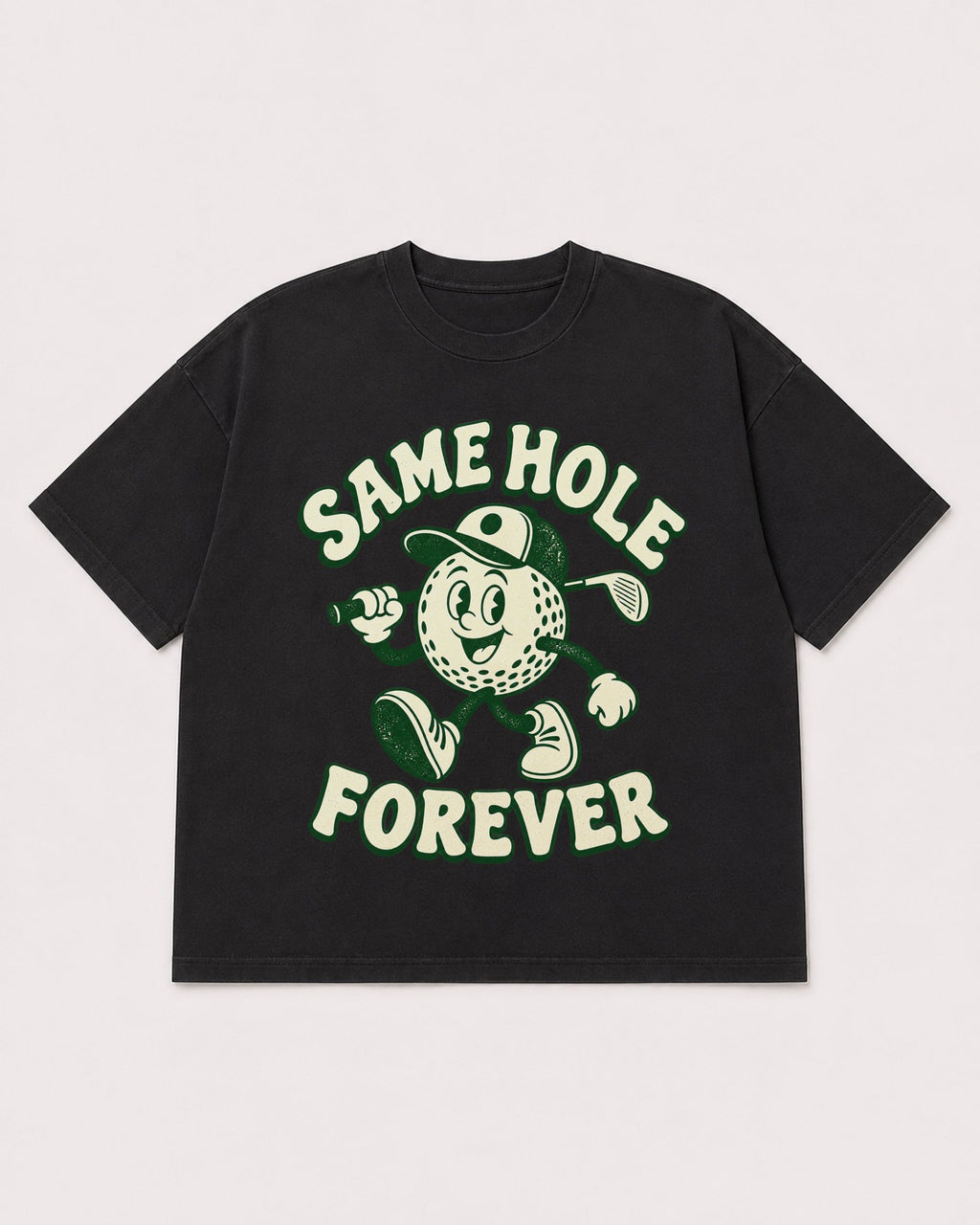 Mockup Boxy Heavyweight Tee Black product