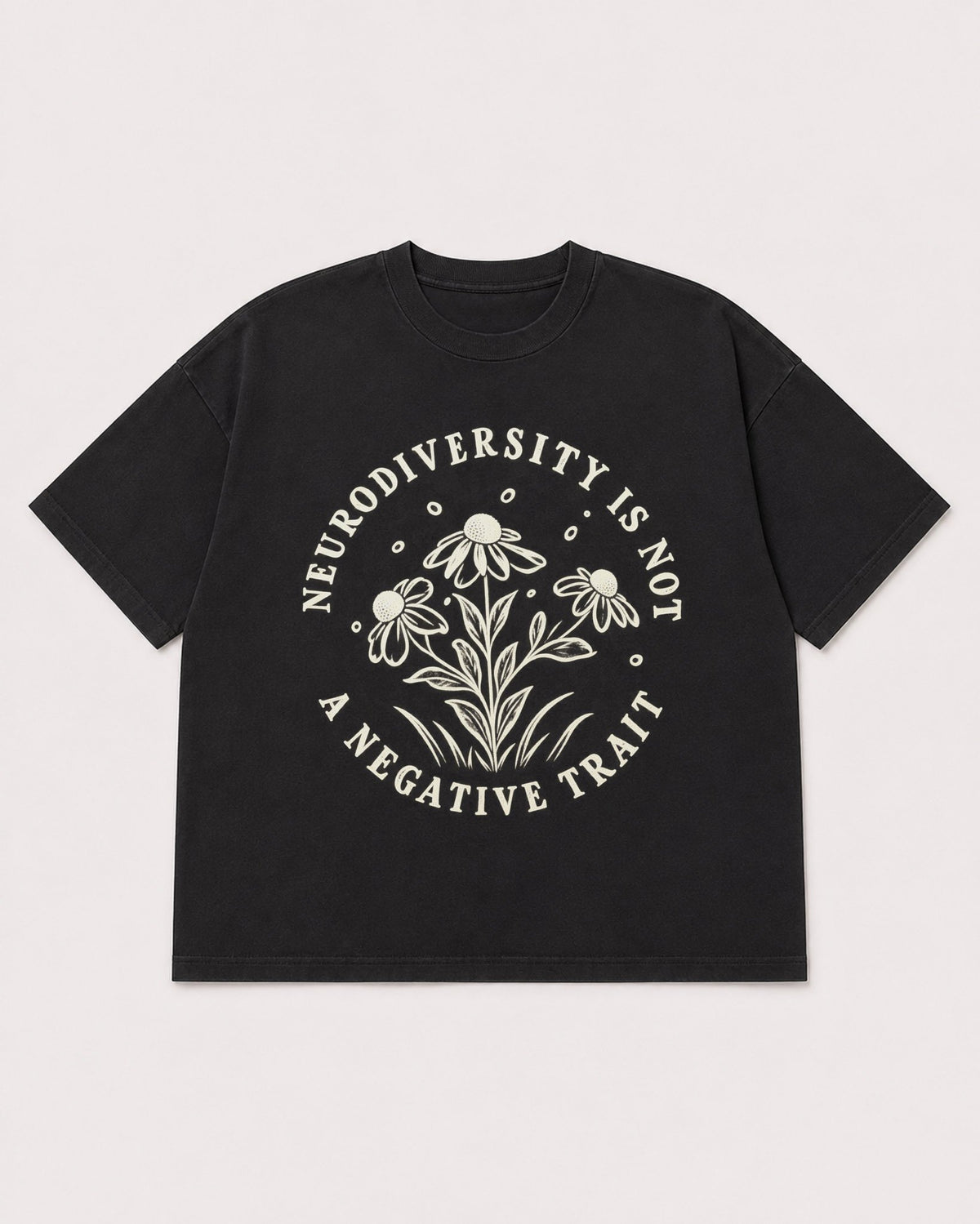 Mockup Boxy Heavyweight Tee Black product