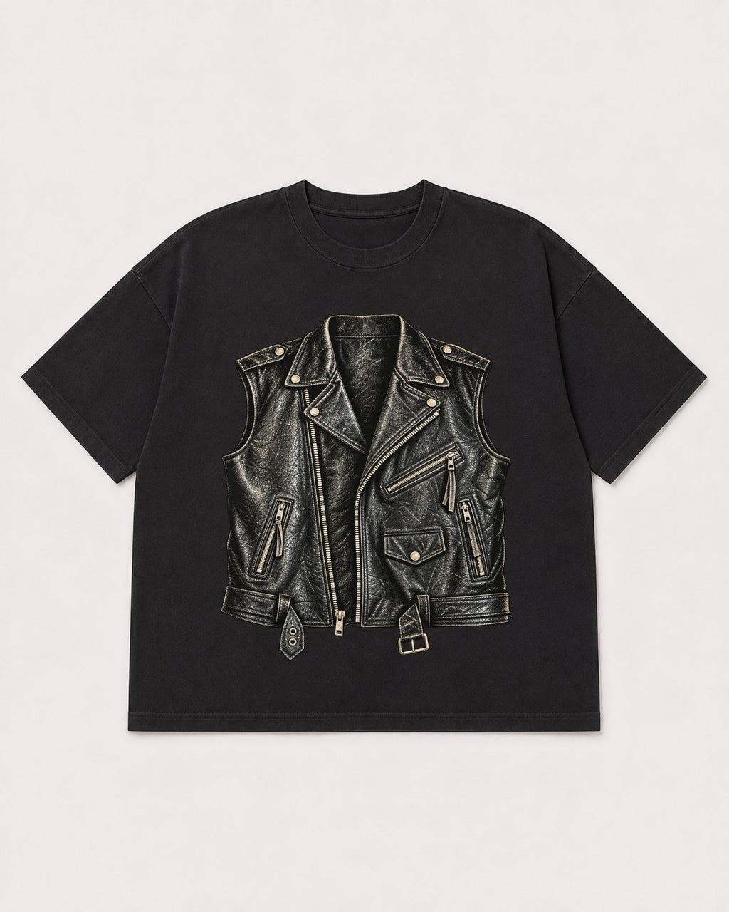 Mockup Boxy Heavyweight Tee Black product