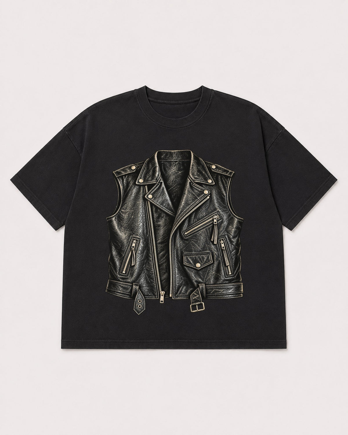 Mockup Boxy Heavyweight Tee Black product