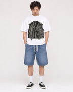 Mockup Boxy Heavyweight Tee White male full-body 03