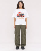 Mockup Boxy Heavyweight Tee White female full-body 02