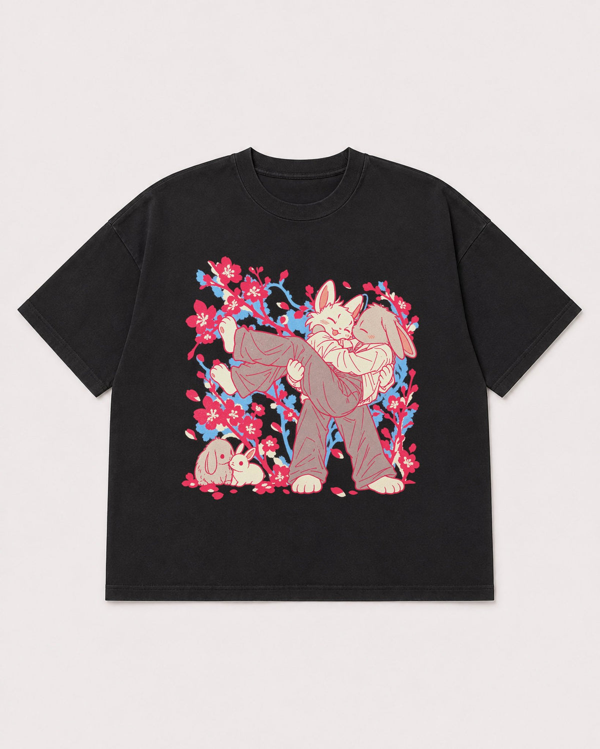 Mockup Boxy Heavyweight Tee Black product