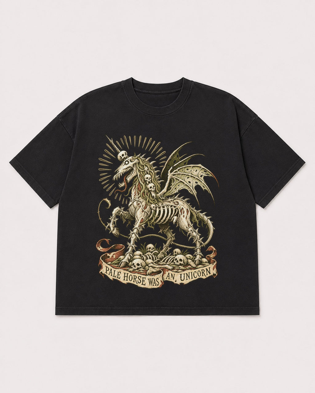 Mockup Boxy Heavyweight Tee Black product