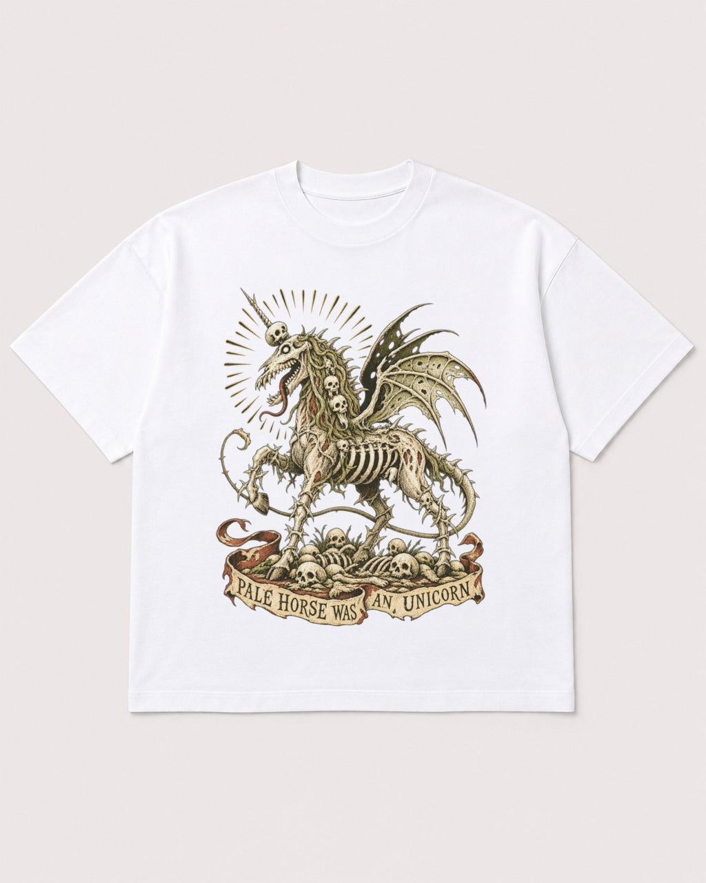 Mockup Boxy Heavyweight Tee White product