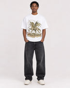 Mockup Boxy Heavyweight Tee White male full-body 05