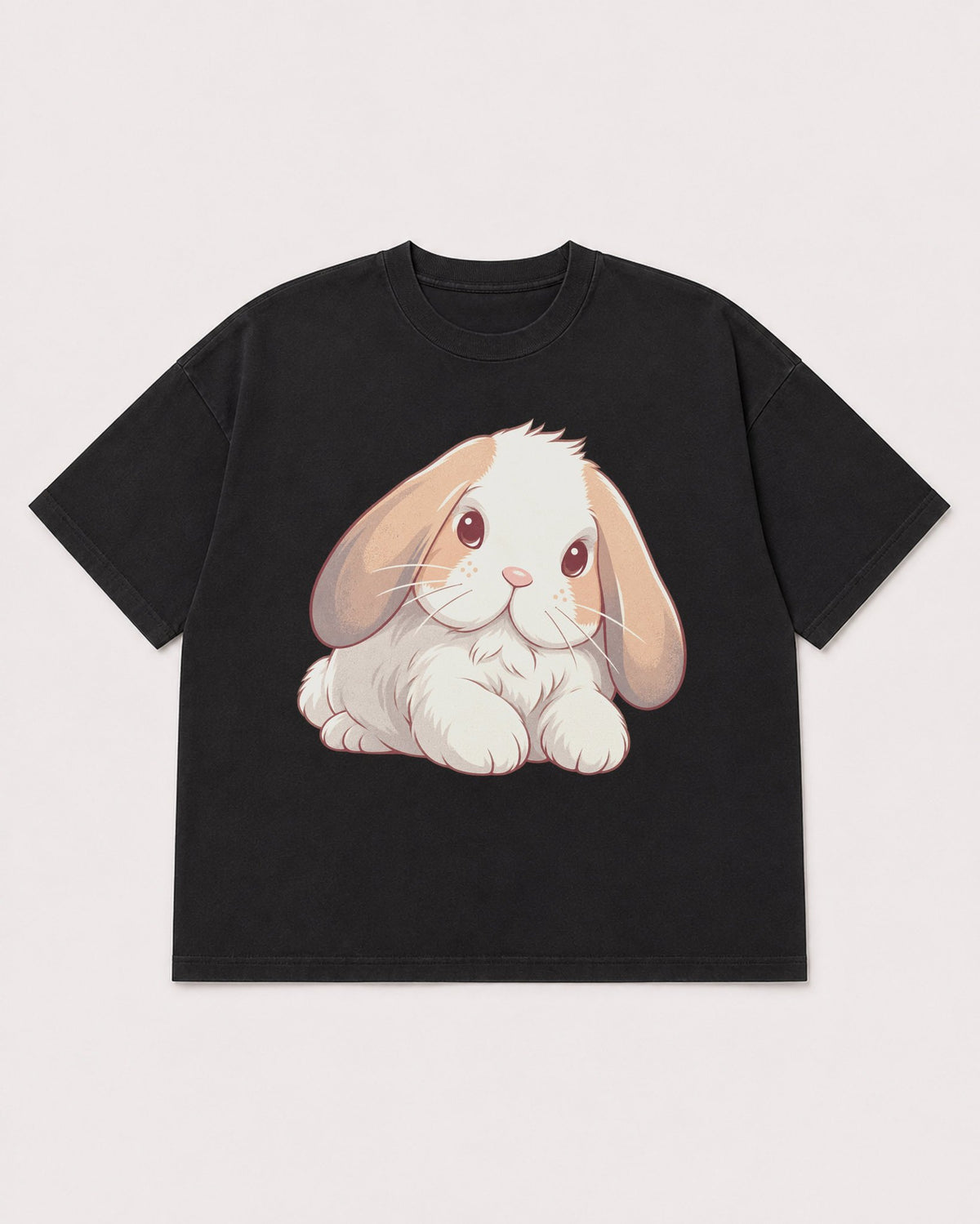 Mockup Boxy Heavyweight Tee Black product