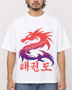 Mockup Boxy Heavyweight Tee White male close-up 22
