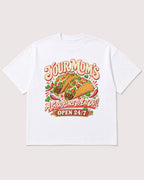 Mockup Boxy Heavyweight Tee White product