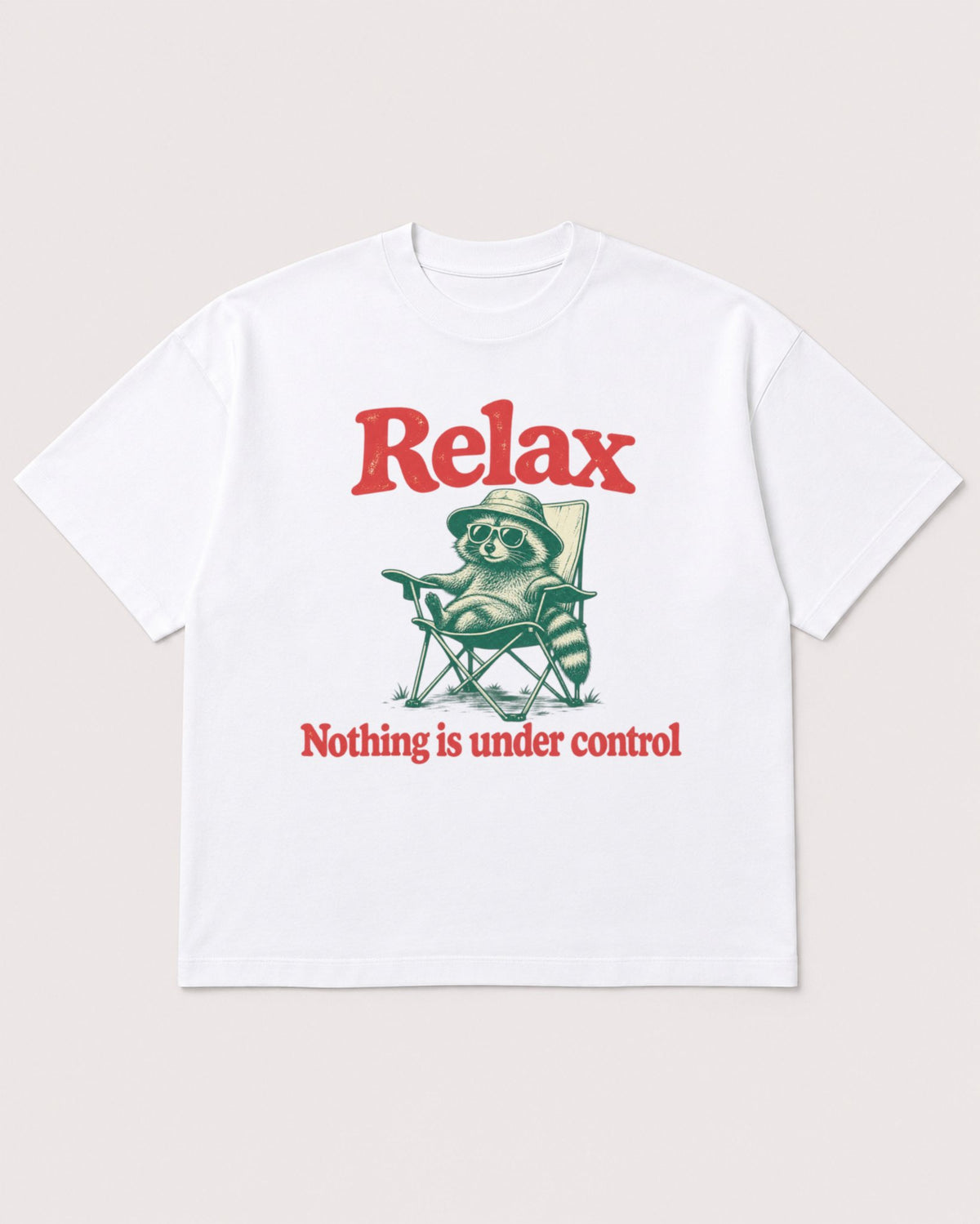 Mockup Boxy Heavyweight Tee White product
