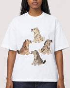 Mockup Boxy Heavyweight Tee White female close-up 04