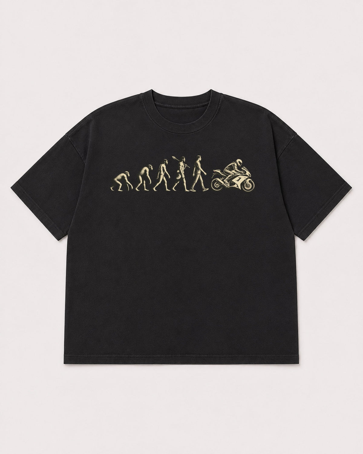 Mockup Boxy Heavyweight Tee Black product