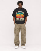 Mockup Boxy Heavyweight Tee Black male full-body 04