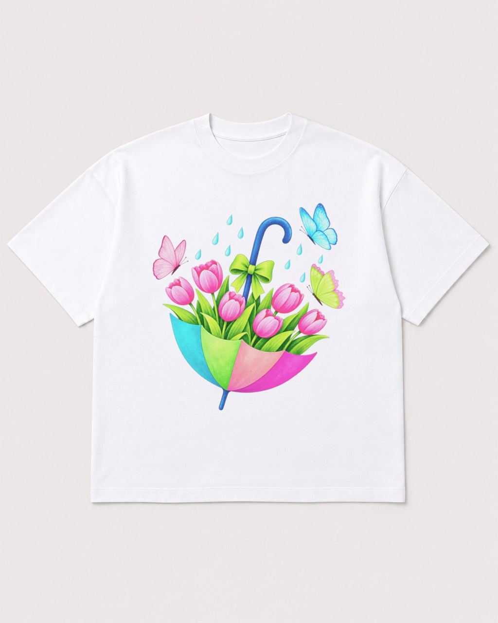Mockup Boxy Heavyweight Tee White product