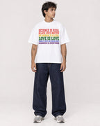 Mockup Boxy Heavyweight Tee White male full-body 06