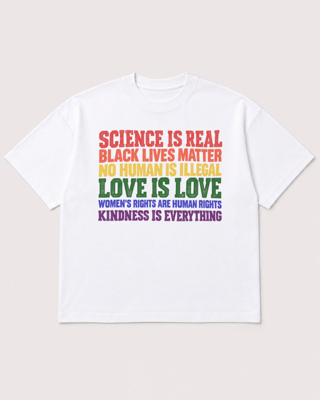 Mockup Boxy Heavyweight Tee White product