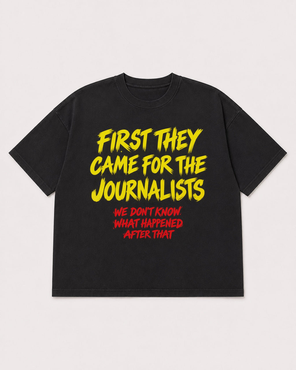 Mockup Boxy Heavyweight Tee Black product