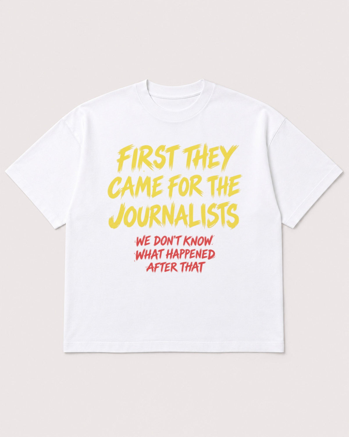 Mockup Boxy Heavyweight Tee White product