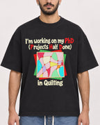 Mockup Boxy Heavyweight Tee Black male close-up 07