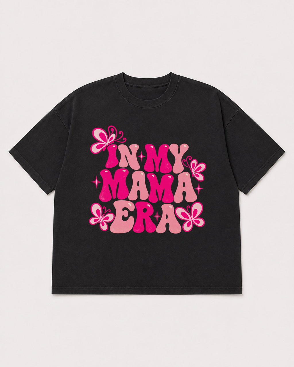 Mockup Boxy Heavyweight Tee Black product