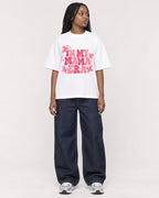 Mockup Boxy Heavyweight Tee White female full-body 04