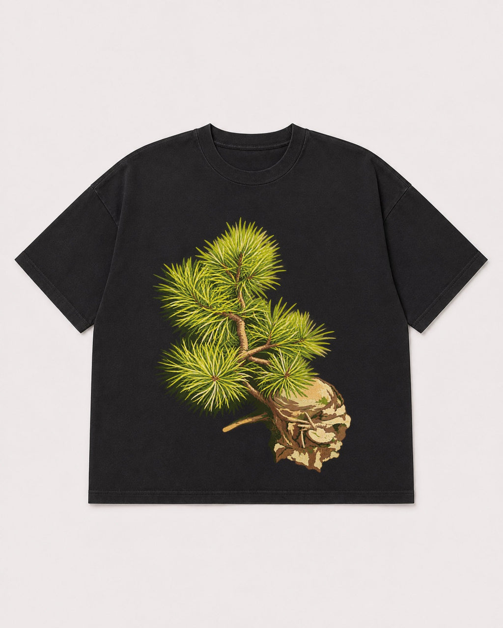 Mockup Boxy Heavyweight Tee Black product