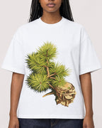 Mockup Boxy Heavyweight Tee White female close-up 04