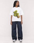 Mockup Boxy Heavyweight Tee White female full-body 04