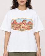 Mockup Boxy Heavyweight Tee White female close-up 02