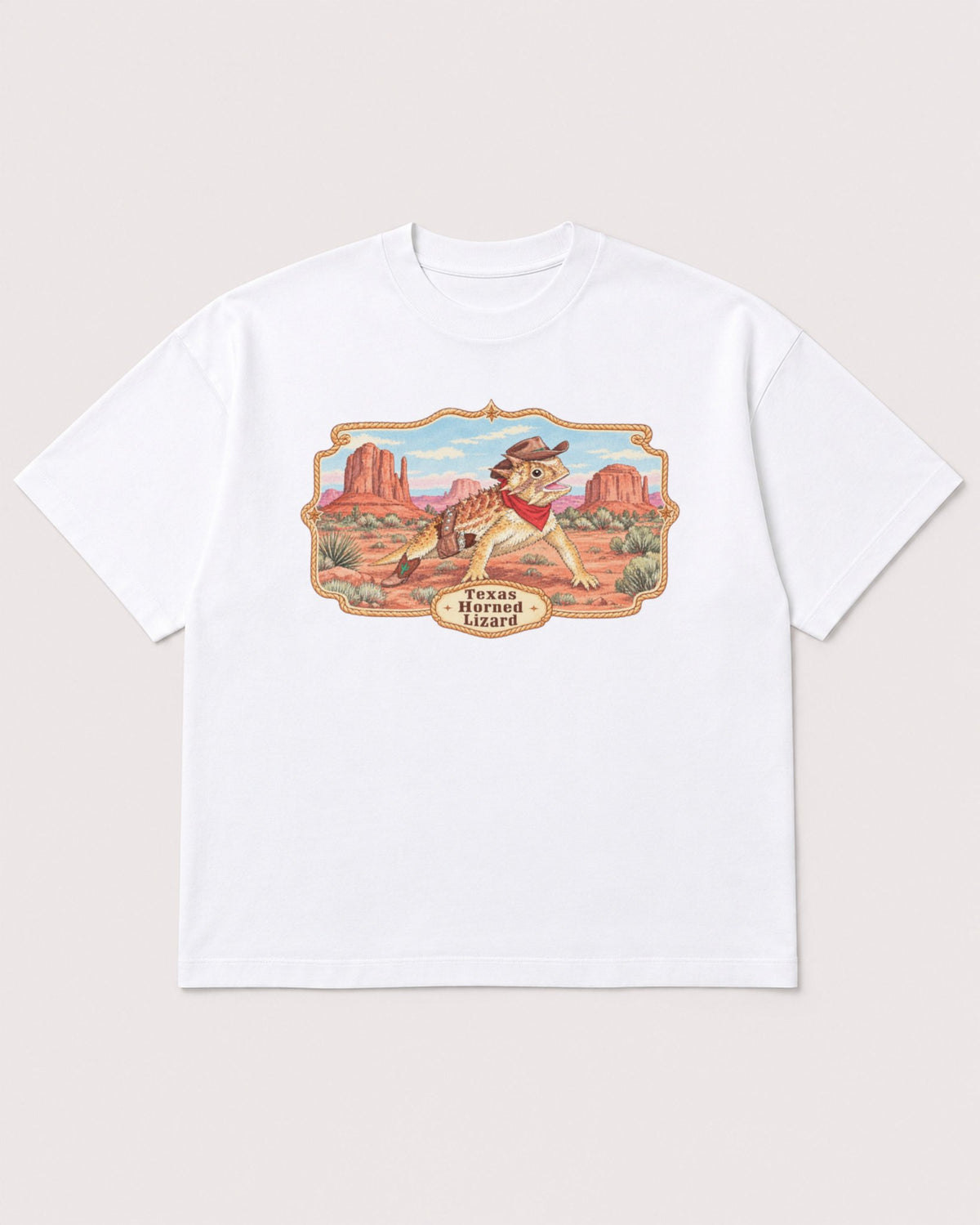 Mockup Boxy Heavyweight Tee White product