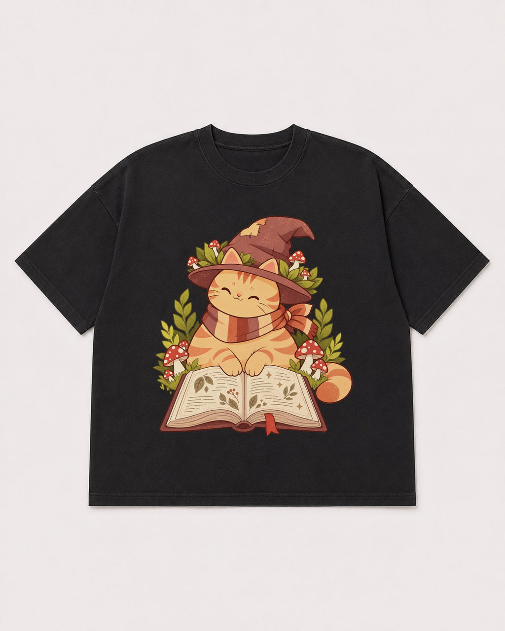 Mockup Boxy Heavyweight Tee Black product