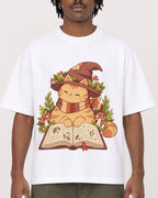 Mockup Boxy Heavyweight Tee White male close-up 04