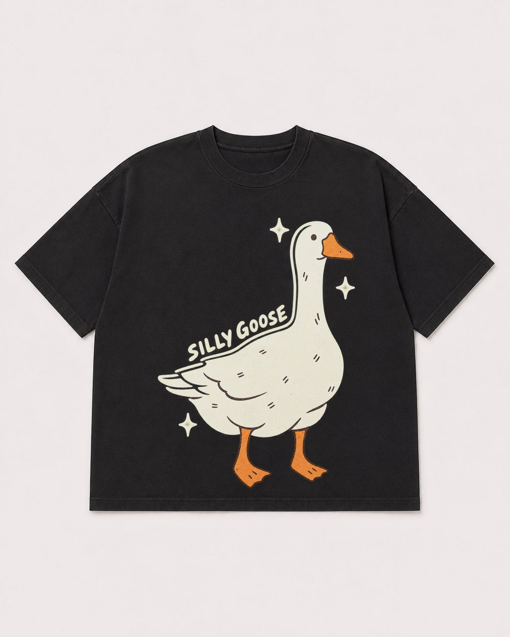 Mockup Boxy Heavyweight Tee Black product