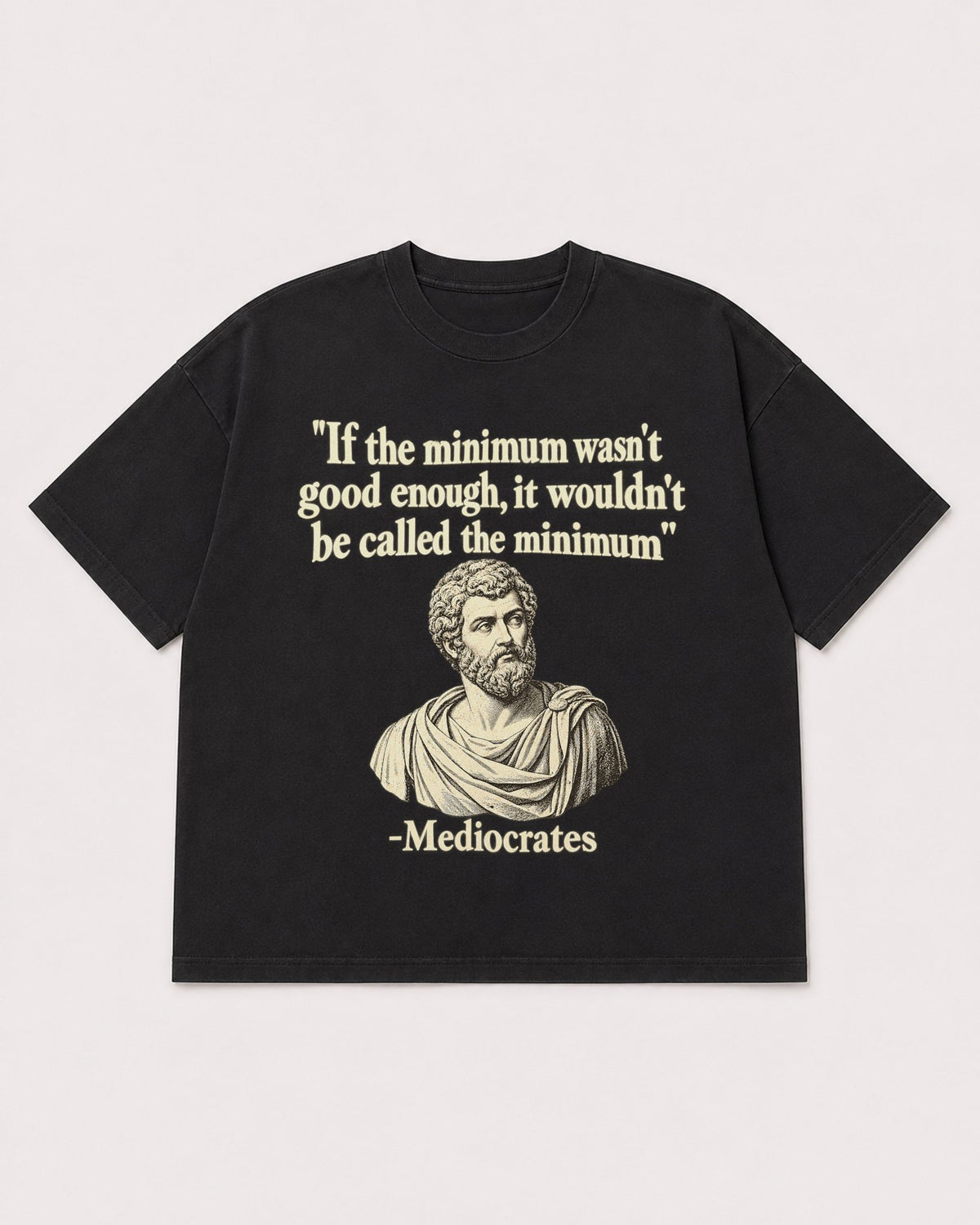 Mockup Boxy Heavyweight Tee Black product