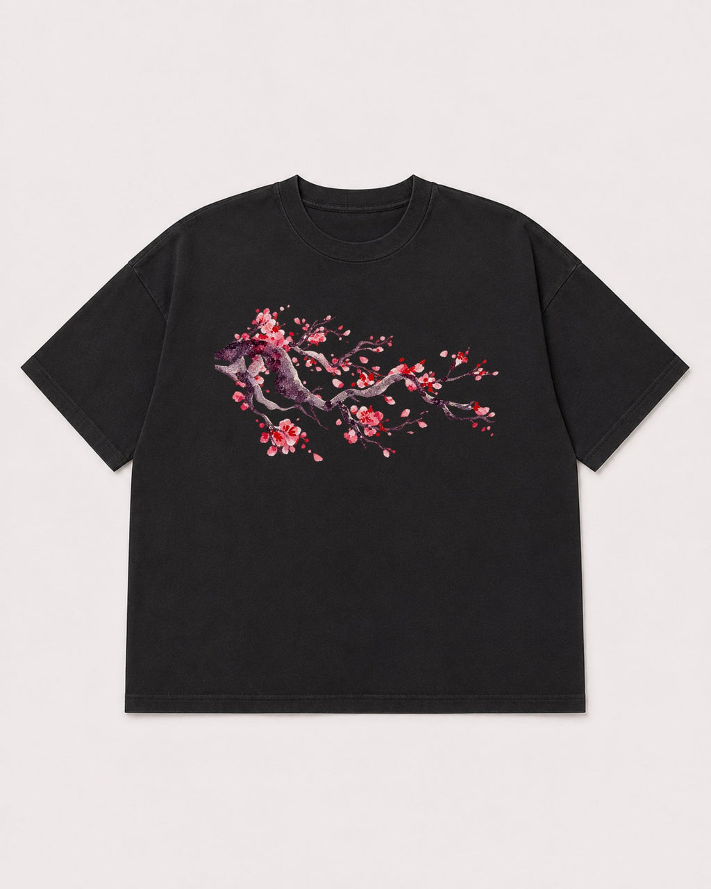Mockup Boxy Heavyweight Tee Black product