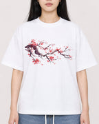 Mockup Boxy Heavyweight Tee White female close-up 01