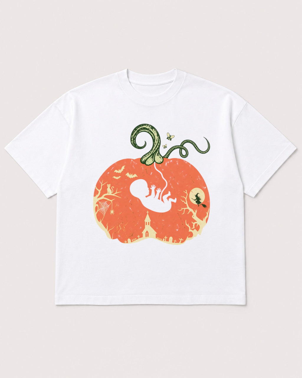 Mockup Boxy Heavyweight Tee White product