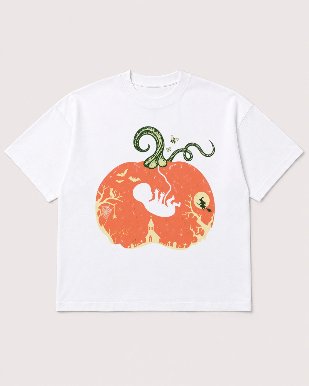 Mockup Boxy Heavyweight Tee White product