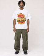 Mockup Boxy Heavyweight Tee White male full-body 04