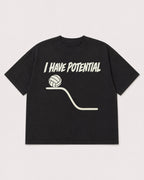 Mockup Boxy Heavyweight Tee Black product