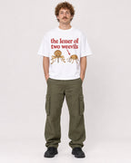 Mockup Boxy Heavyweight Tee White male full-body 09