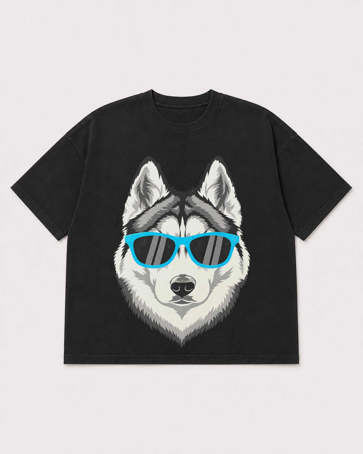 Mockup Boxy Heavyweight Tee Black product