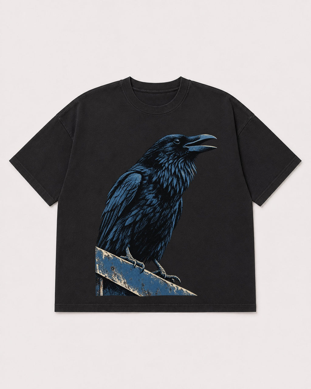 Mockup Boxy Heavyweight Tee Black product