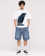 Mockup Boxy Heavyweight Tee White male full-body 03