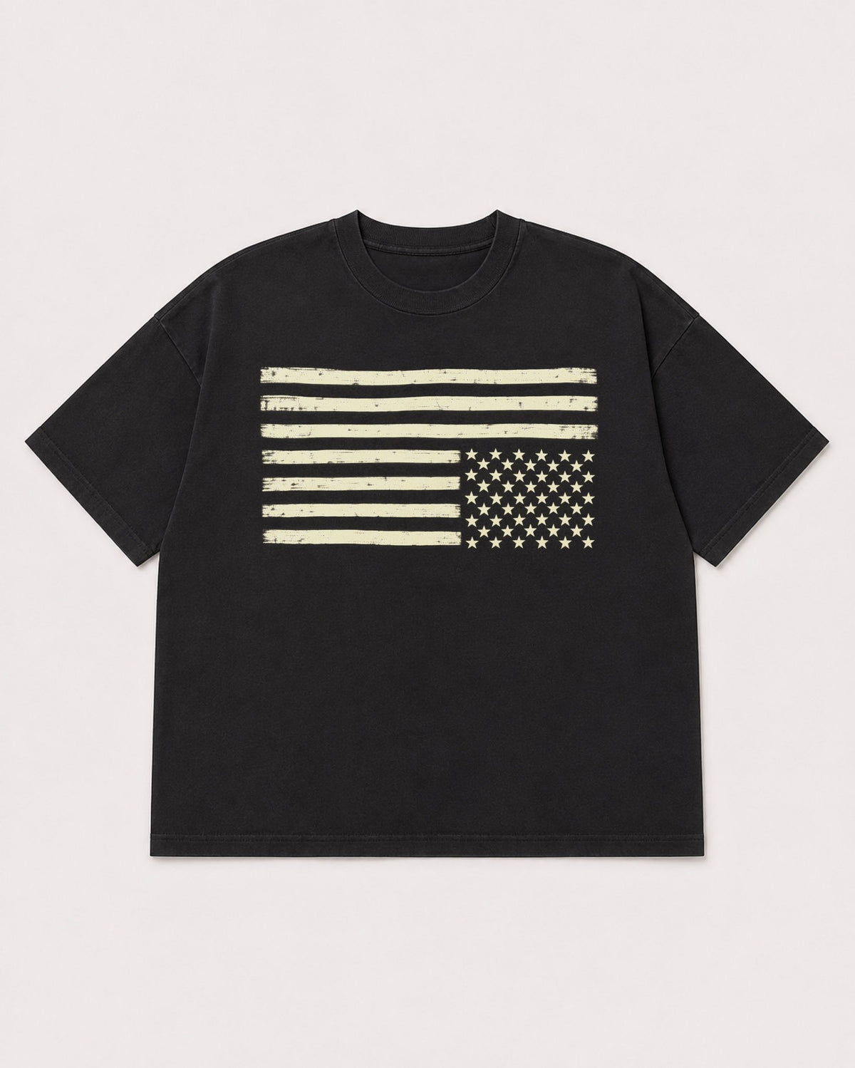 Mockup Boxy Heavyweight Tee Black product