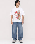 Mockup Boxy Heavyweight Tee White male full-body 22
