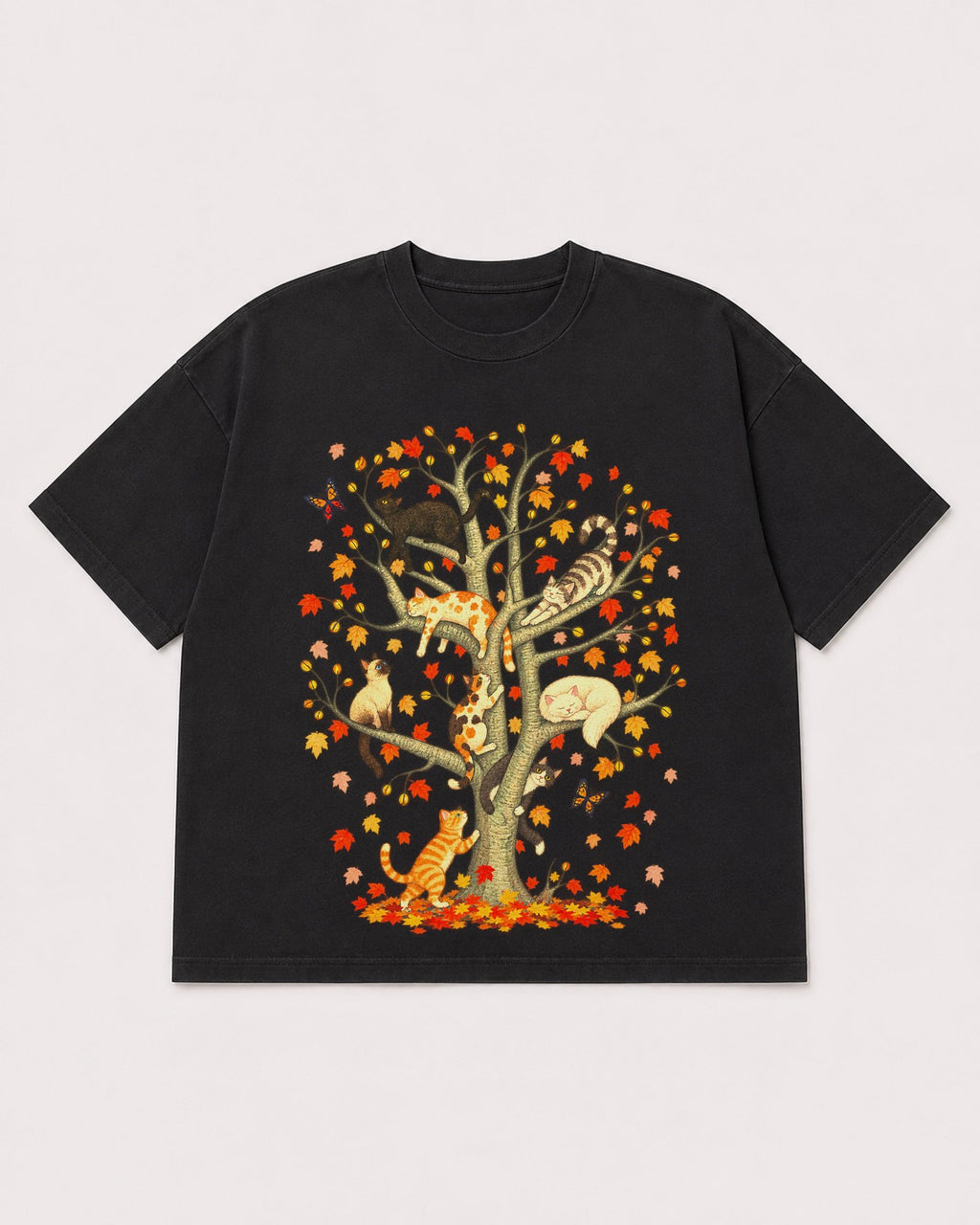 Mockup Boxy Heavyweight Tee Black product